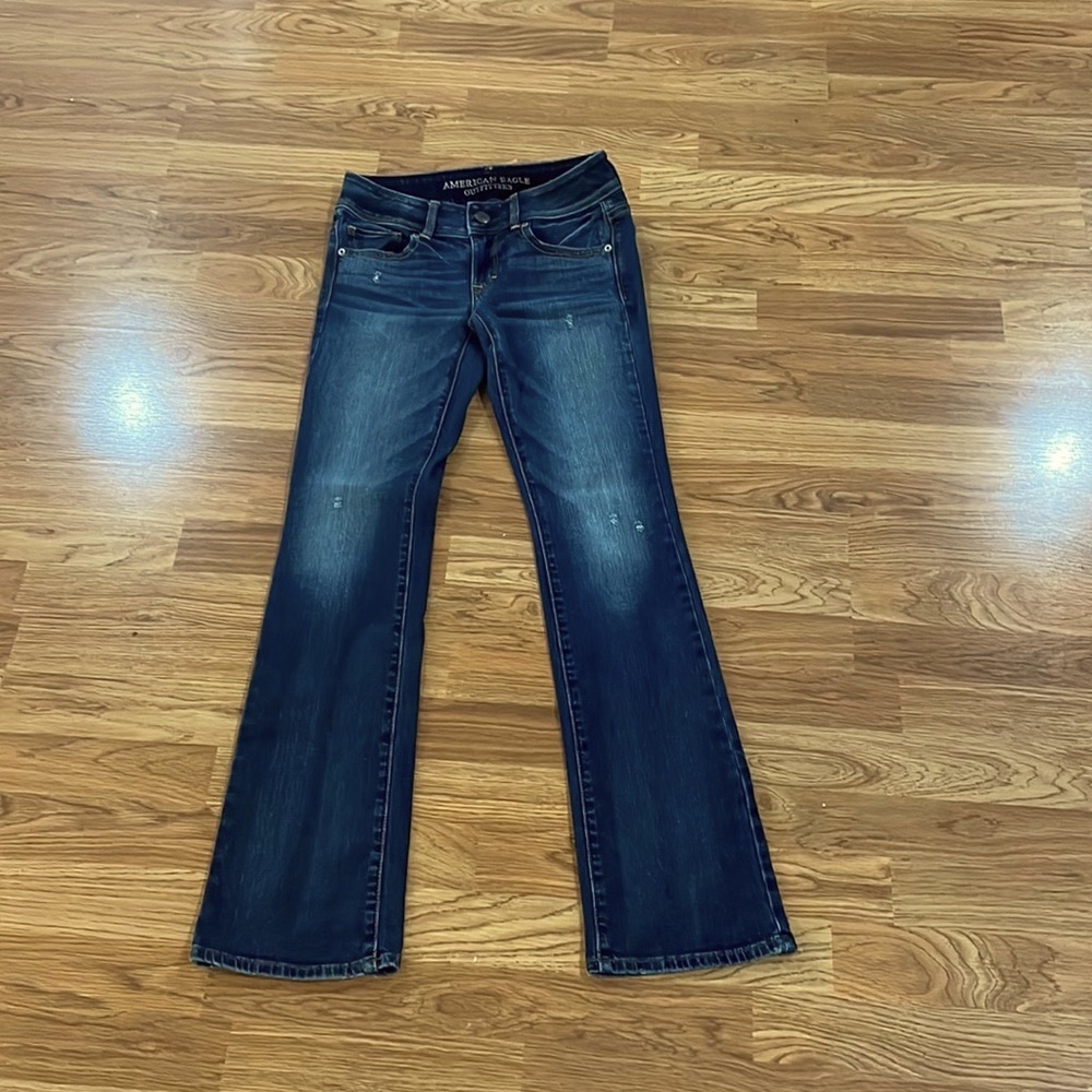 Girls Blue Jeans American Eagle